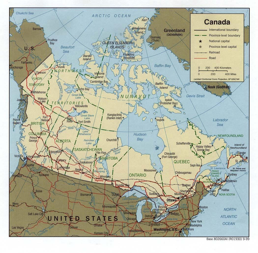 trans Canada highway Karte anzeigen