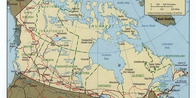 Trans Canada highway Karte anzeigen