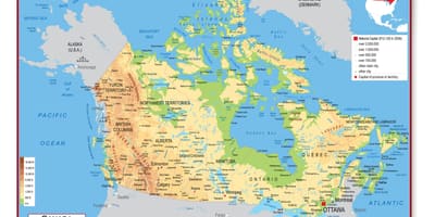 Süd Kanada-map