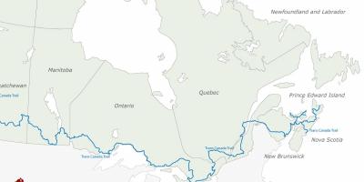 Canada trail map